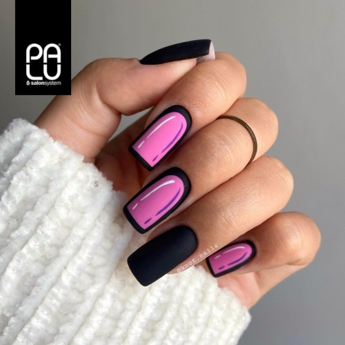 P11 warsaw, paint gel black i white