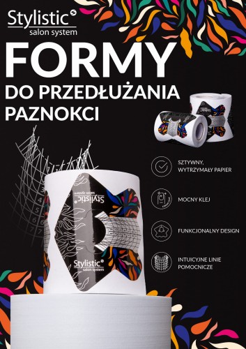 STYLISTIC Szablony do paznokci 100 szt.