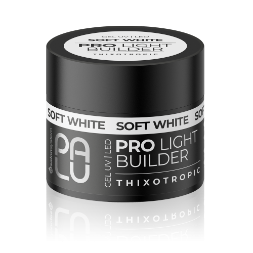Soft White/12g Żel Budujący Pro Light Builder Palu