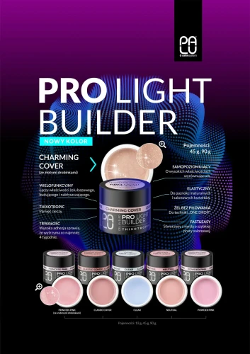 Żel Budujący Pro Light Builder Charming Cover/90g