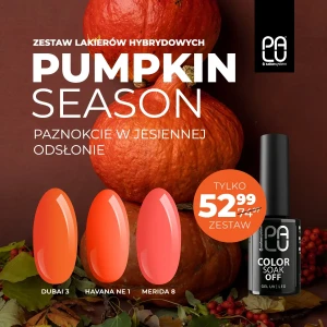 Pumpkin Season - zestaw lakierów hybrydowych 