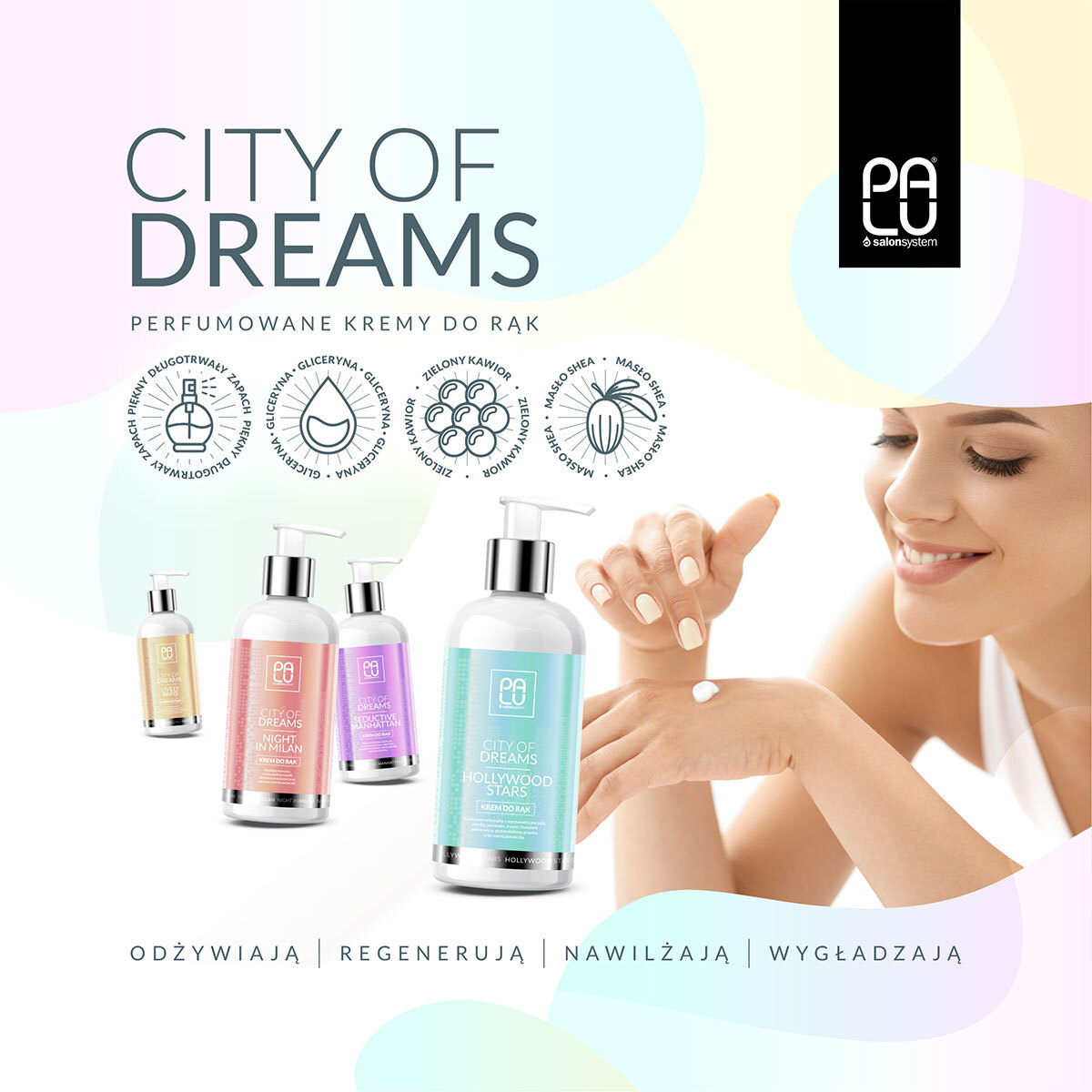 Palu kremy perfumowane do dłoni