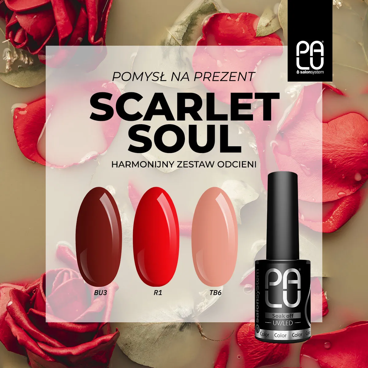 Zestaw lakierów hybrydowych Scarlet Soul